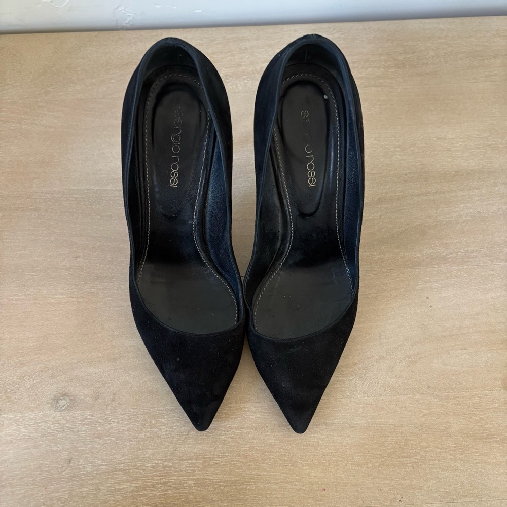 Sergio Rossi Black Heels - Picture 2 of 6